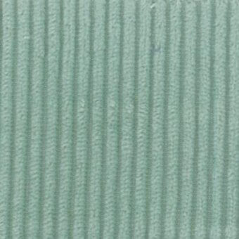 Floki MilkMint fabric texture, pale green ribbed material, vertical parallel ridges, matte finish, soft textile surface.