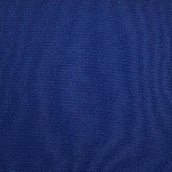 Royal blue fabric texture with a vertical rib pattern, looped pile construction, matte finish, and imprinted “moroso getis a9143” text.