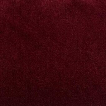Moroso Roxana CS Bordeaux fabric texture, deep bordeaux velvet with matte finish and dense, slightly irregular nap, sample detail.