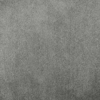 Moroso Roxana CS fabric sample, dark grey granular texture, tightly woven with tonal variations, designated quality 'q'.