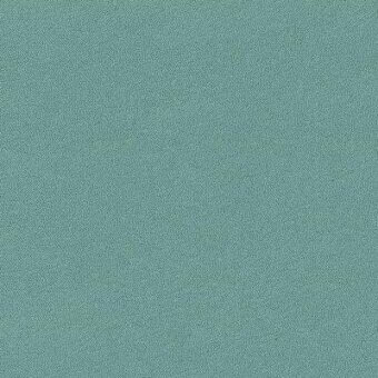 Moroso Boltaflex fabric sample, light teal, granular texture with short dense pile, matte finish, with product label visible.