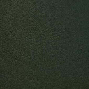 Boltaflex fabric sample, hunter green, pebbled texture; Moroso collection Boltaflex coated material with matte finish and consistent grain.