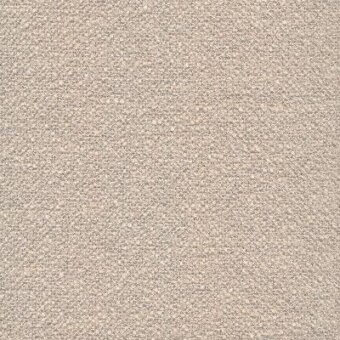 Moroso fabric sample, beige-grey textured weave, displaying “Dasia 623.420 Steppe” identification text in the lower right corner.