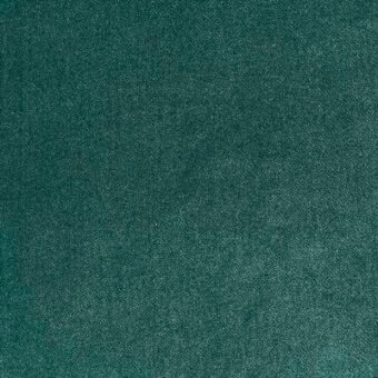 Teal velvet fabric texture with a short pile and subtle sheen, displaying a saturated aqua tone and consistent weave, labeled “moroso fox 080 aqua”.