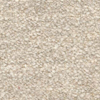 Moroso fabric sample, orsetto naturale wool blend, dense looped pile texture with nubby surface, model A8844.