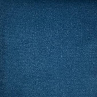 Moroso Regal fabric A6141–Regal E047 Blue, a textured matte teal upholstery with a dense weave and subtle directional nap.