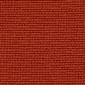 Moroso Reviva fabric A4458, rust colored woven texture displaying a linear pattern and slightly raised, matte surface.