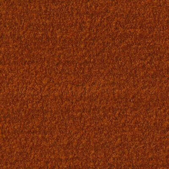 Ricciolone 39 Brick fabric sample, textured red upholstery material, granular matte finish, tightly packed rounded elements.