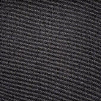Moroso Senales fabric sample, dark gray ribbed texture, heathered weave with beige and blue threads, matte finish, color A6407-111.