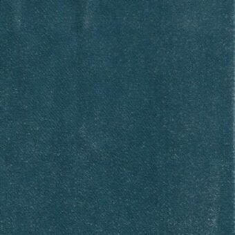 Teal velvet fabric texture with a directional weave and subtle sheen, displaying a dense, plush pile and muted, sophisticated tone.