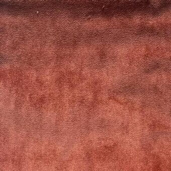 Moroso Solemio fabric, Old Rose color, dense woven texture with subtle grid pattern and matte, velvety finish.