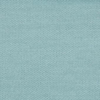 Blue fabric texture sample with granular weave, matte finish, and visible “moroso spritz 82 blue” label detail.