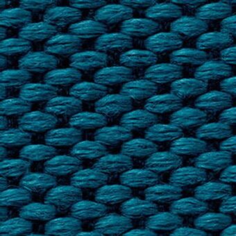 Moroso Wilson fabric, lagoon teal woven texture, rounded pebble-like structure, dense and slightly irregular surface.