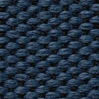 Blue marine fabric texture with circular woven pattern, dense looped pile, and visible “moroso wilson 7067.13” label detail.