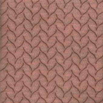 Woven fabric texture, powder pink, repeating braid pattern with raised rounded shapes, dense nubby weave, Moroso baby braid a8620–mini me.