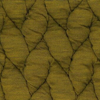 Big Braid woven textile, honey walnut color, repeating diamond pattern with quilted, rounded cord construction; Moroso A5214–1471 W.