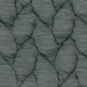 Moroso Big Braid fabric sample, stone grey, displays a repeating diamond grid of raised woven braids with a matte, heathered texture.