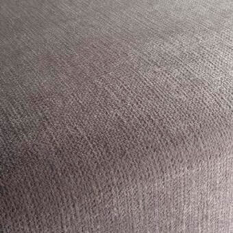 Moroso Big Punch fabric swatch, gray-taupe looped weave, displaying a central reddish-brown stain and subtle vertical grain texture.