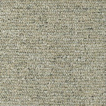 Moroso fabric texture sample, sandy beige granular material, mottled surface with horizontal striations and matte finish, labeled “claud 833.017 sand.”