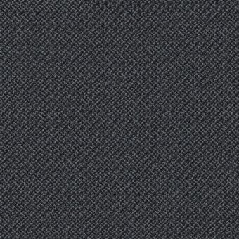 Charcoal gray fabric texture with a dense, diagonal knot pattern and heathered effect, appearing matte and nubby, likely wool or blend.