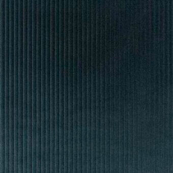 Dark teal corduroy fabric displaying vertical ribbed wales, a plush texture, and subtle tonal variations; sample labeled “moroso cordunorel a1455”.