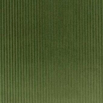 Olive-green corduroy fabric texture with vertical wales, labeled “moroso cordunorel a1461 – cord uno reloaded ca1419 033 musk – w”.