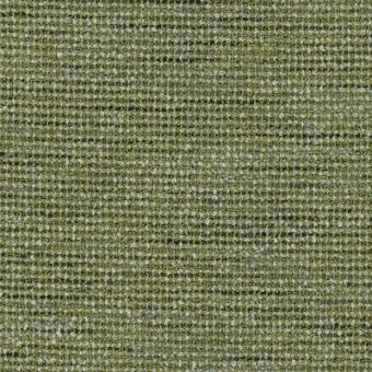 Moroso polka fabric sample, muted mint green, dense weave with gray flecks, matte finish, labeled “polka 869.160 mint.”