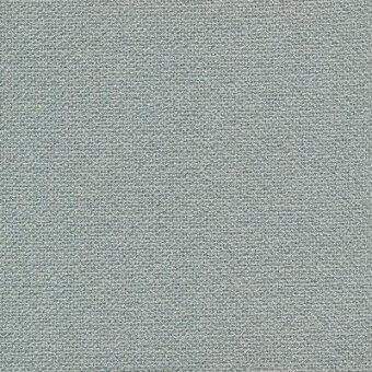 Moroso Rico fabric sample, sky blue woven textile, dense matte grain with product code A7127–989.380 visible at the bottom.