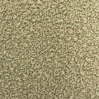 Moroso Zampogna fabric sample, wheat color, looped pile texture with visible material code A1442, displaying a nubby, consistent surface.