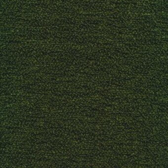 Dark jade green fabric texture displays a granular, mottled weave with matte finish; Moroso Clunis textile sample a8282–779.0026 is labeled.