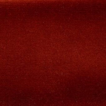 Carnelian velvet fabric texture, Moroso London L062 A7073, dense pile with subtle sheen, solid color, matte finish.