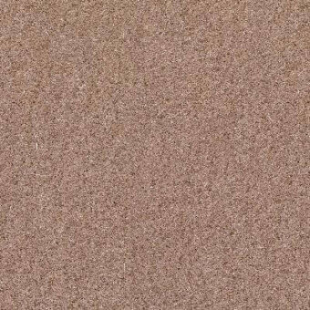 Woven fabric texture in brownish-taupe, granular surface with uniform grain and subtle tonal variations, displaying integrated sample text.