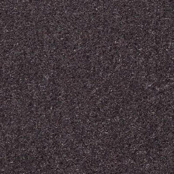 Moroso fabric swatch, gray textured weave, dense granular textile with heathered effect and fiber variations, labeled Zanzibar 7059.23 gray smoke.