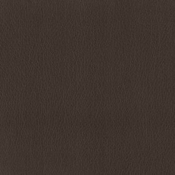 Moroso leather texture sample, dark brown, fine grain with matte finish; caffè tone, durable material, even lighting, dark background.