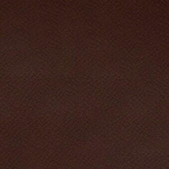 Dark brown eco leather texture with repeating diamond pattern, matte finish, and visible “pacini & cappellini” label detail.