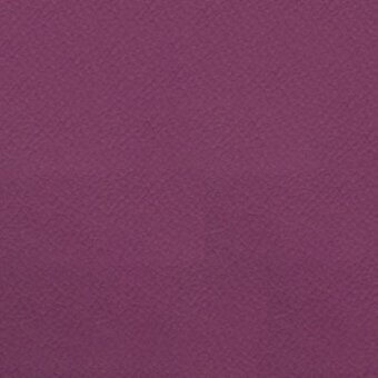 Eco leather swatch in muted plum with a fine, pebbled texture and matte finish, displaying a brushed appearance and soft velvety quality.
