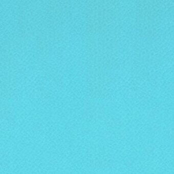 Eco leather sample displaying a light turquoise granular texture, even lighting, with “pacini & cappellini > eco leather > 49” text.