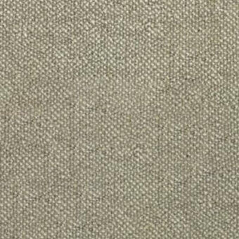 Beige fabric sample with a dense, heathered weave and matte finish; visible grid texture, linen or blend, label reads “pacini & cappellini > a30.”