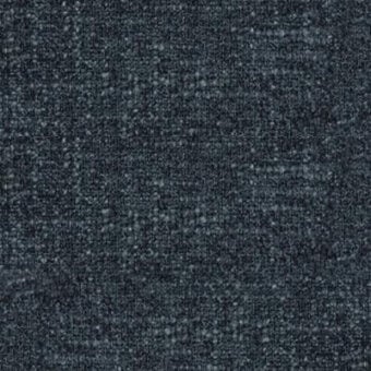 Dark teal fabric sample with gray and off-white flecks, tight weave, slightly rough texture, labeled “pacini & cappellini > fabric (a) > a58”.