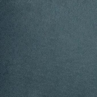 Teal woven fabric sample with granular texture, displaying muted color and close pile; “pacini & cappellini > fabric (b) > b54” text visible.