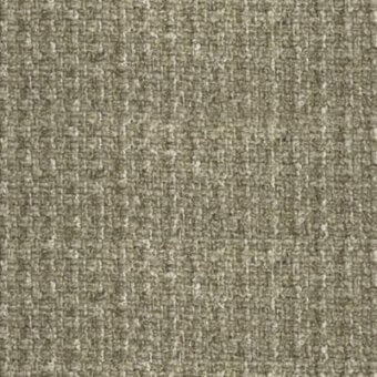 Olive-green woven fabric sample with a dense, nubby texture; matte finish, grid pattern, and “pacini & cappellini” branding visible.