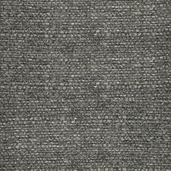 Gray woven fabric sample with heathered texture, matte finish, and subtle yarn variations; brand text “pacini & cappellini” visible.