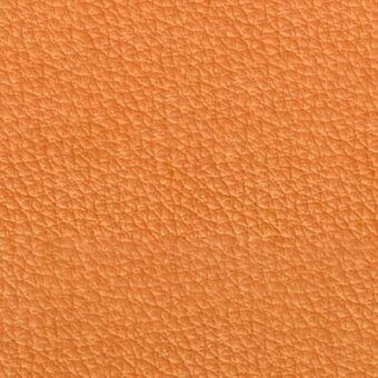 Acacia 9009 leather texture, orange granular surface, matte finish, Pacini & Cappellini collection, subtly pebbled and uniformly tactile.