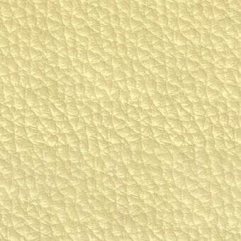 Pale yellow leather texture with dense pebble grain, matte finish, and subtle tonal variations; pacini & cappellini Dalia 9001 sample.