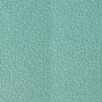Turquoise leather texture with fine grain, matte finish, and subtle creases; ideal for upholstery or similar applications, studio shot.
