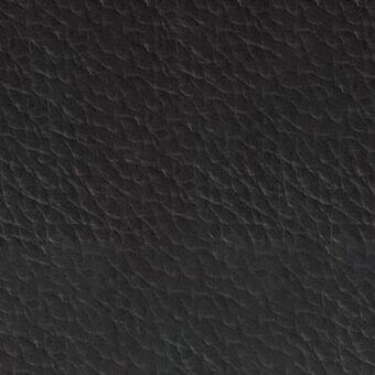 Dark gray leather texture, “pepe 9033” by Pacini & Cappellini, displays a matte finish with an irregular, heavily textured grain pattern.