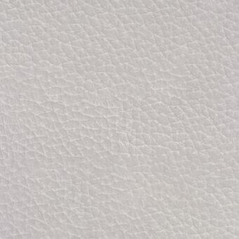 Light gray leather texture sample with fine grain, matte finish, and subtle mottled tone; brand imprint “pacini & cappellini pervica 9023”.