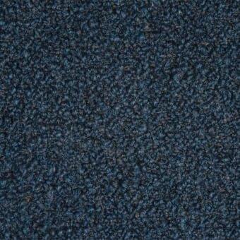 Teal bouclage fabric texture with looped pile, nubby surface, heathered effect, and matte finish; consistent, tightly woven appearance.
