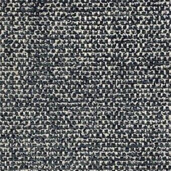 Navy and off-white tweed fabric texture, “Tammy 0s” Porada collection, dense weave with nubby surface and horizontal yarn banding.