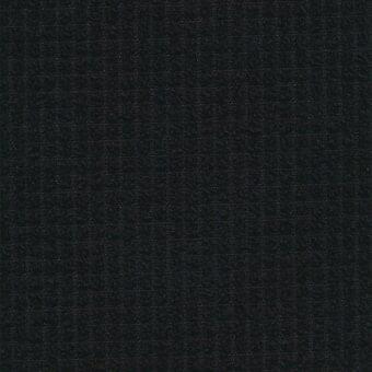 Dark gray ribbed fabric texture, Tammy B 041 from Porada, displays a consistent vertical pattern and subtly woven, matte finish.